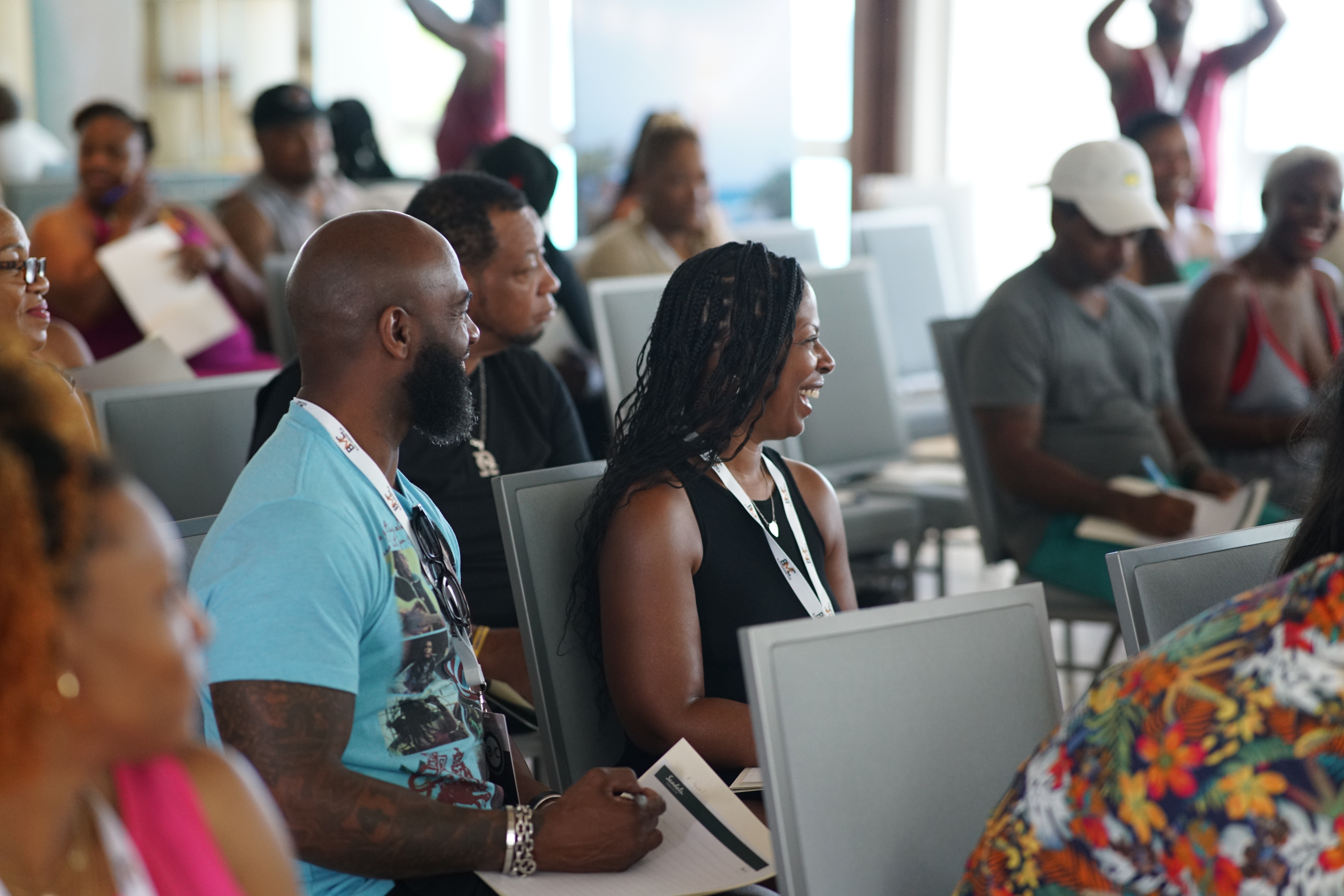 Couples at retreat seminar